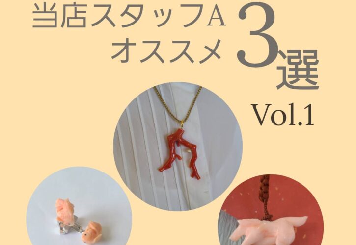 当店スタッフAのオススメ商品　Vol.1
